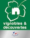 Label Vignobles Découvertes als Reiseziel mit Tourismus- und Weinorientierung, das eine Reihe touristischer Produkte anbietet